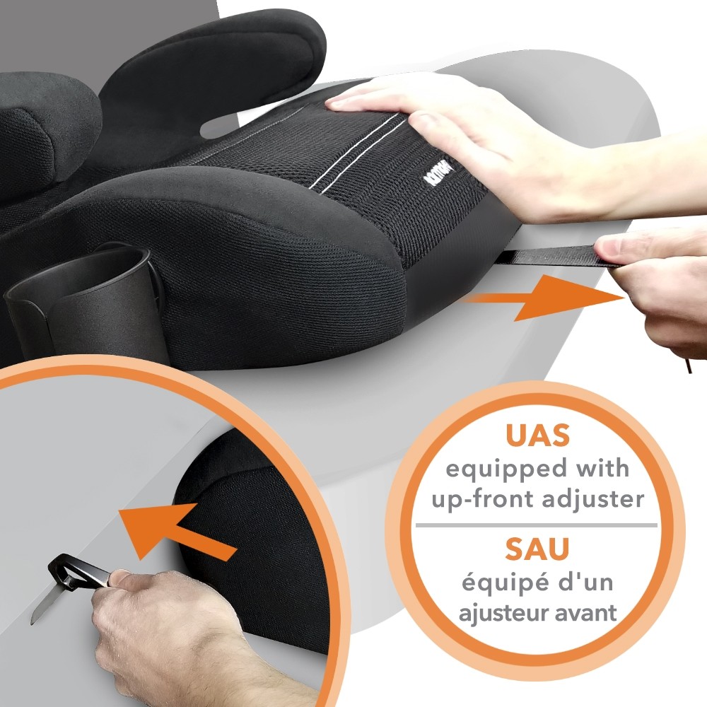 Youth Booster Elite Car Seat with UAS - Black