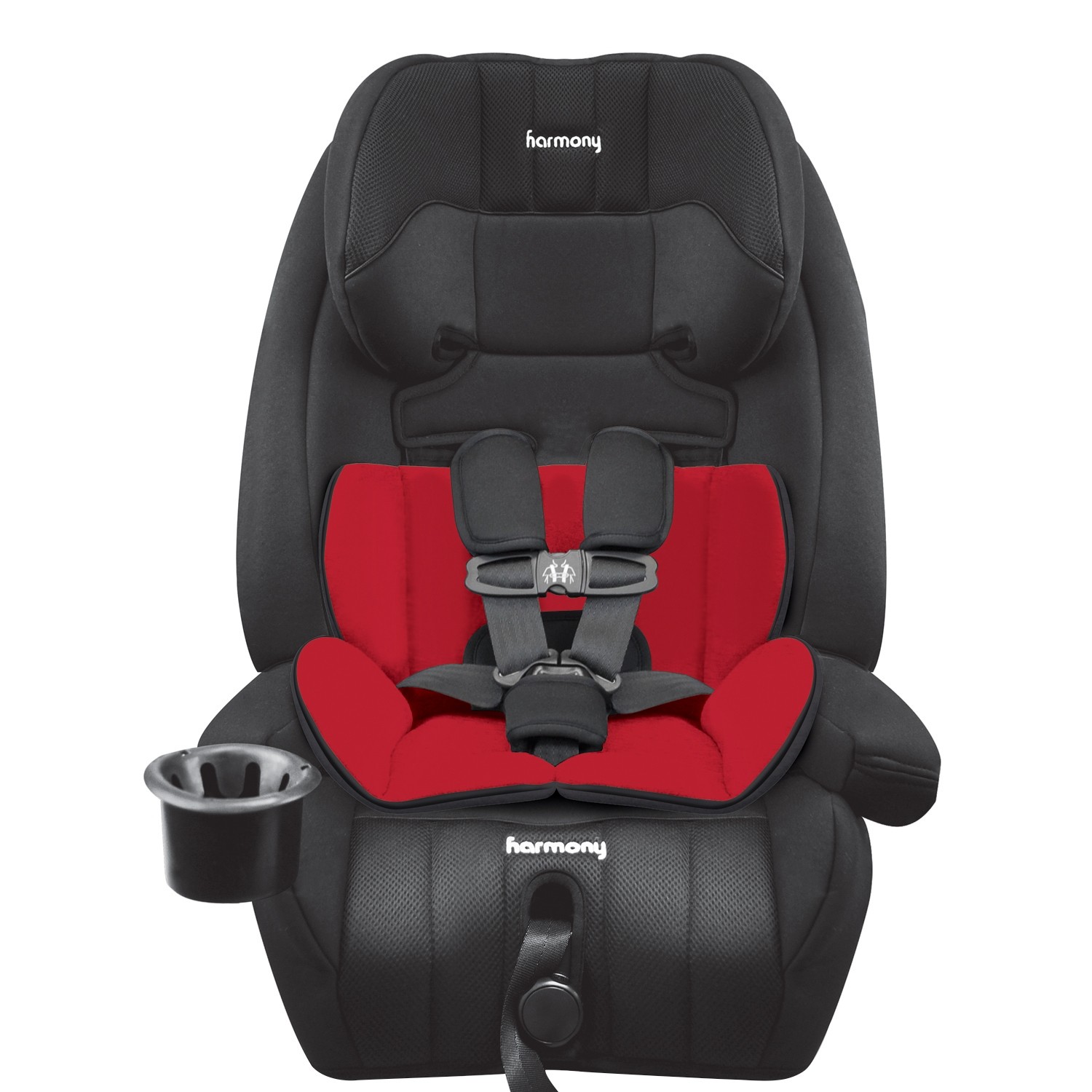 Defender 360° Elite 3-in-1 Combination Car Seat - Midnight with Red & Black Reversible Insert
