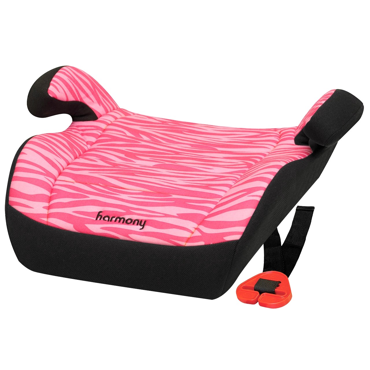 Youth Booster Car Seat - Pink Zebra