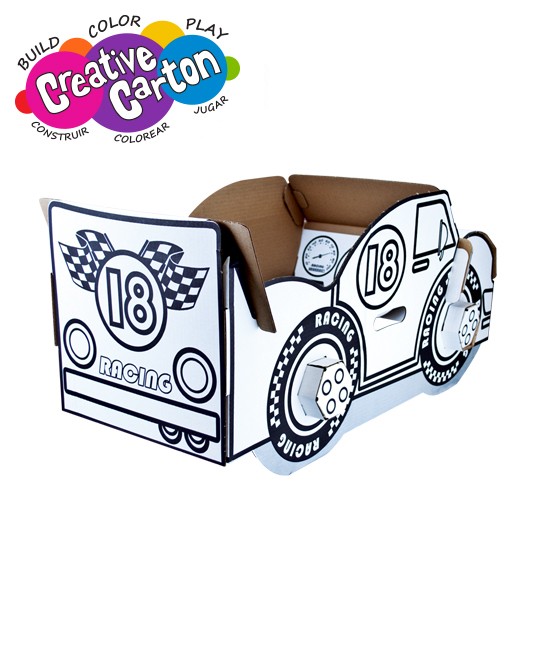 Color & Create Cardboard Lil' Racer