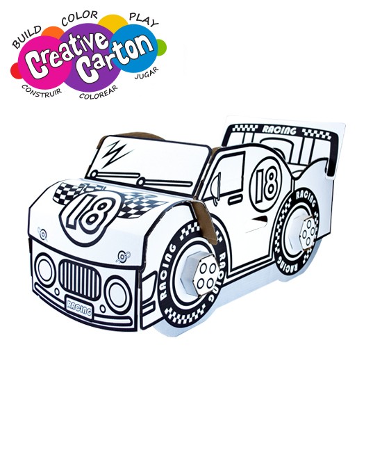 Color & Create Cardboard Lil' Racer